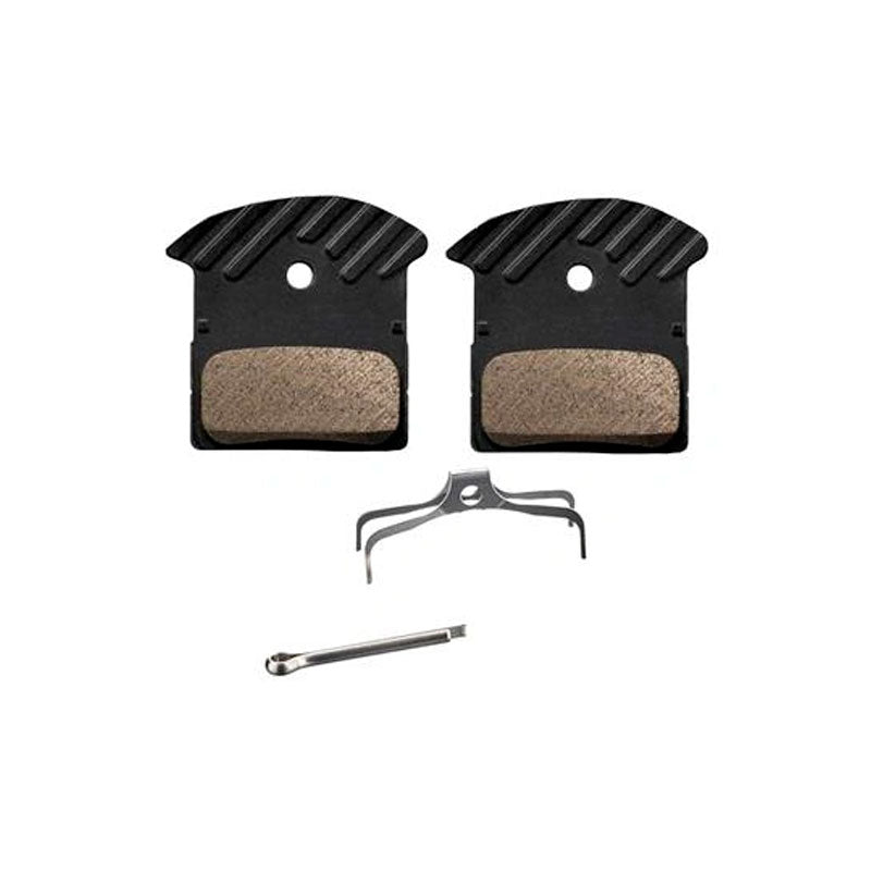 Balatas de freno SHIMANO J05A-RF de resina con radiador
